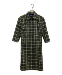 Burberrys BLUE LABEL（バーバリーズ ブルーレーベル）の古着「ロングワンピース」｜グリーン