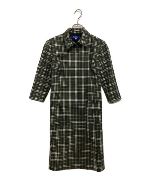 Burberrys BLUE LABEL（バーバリーズ ブルーレーベル）Burberrys BLUE LABEL (バーバリーズ ブルーレーベル) ロングワンピース グリーン サイズ:38の古着・服飾アイテム