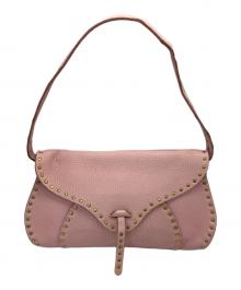 CELINE（セリーヌ）の古着「スタッズワンショルダーバッグ」｜ピンク