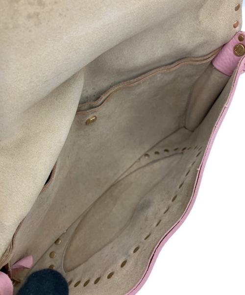 CELINE（セリーヌ）CELINE (セリーヌ) スタッズワンショルダーバッグ ピンクの古着・服飾アイテム