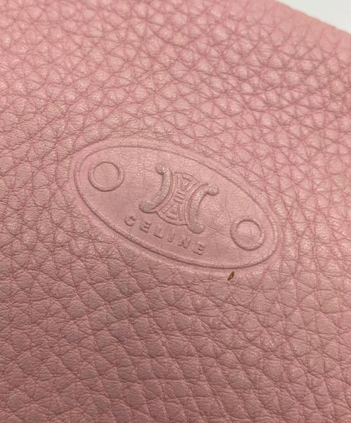 CELINE（セリーヌ）CELINE (セリーヌ) スタッズワンショルダーバッグ ピンクの古着・服飾アイテム