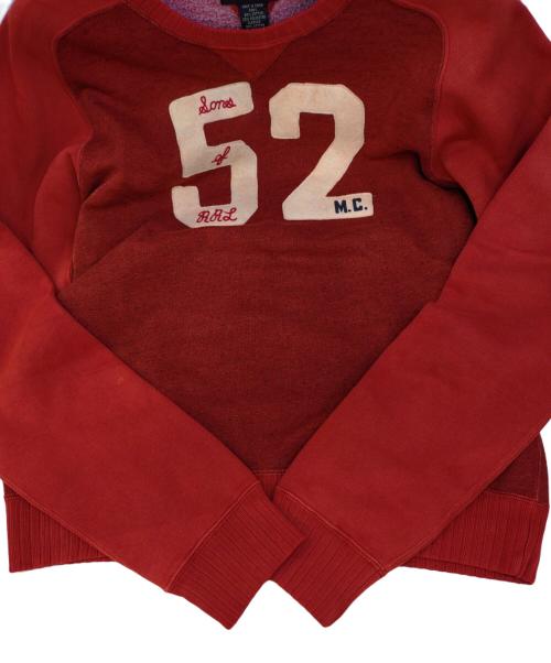 RRL（ダブルアールエル）RRL (ダブルアールエル) 52 Sweatshirt レッド サイズ:Lの古着・服飾アイテム