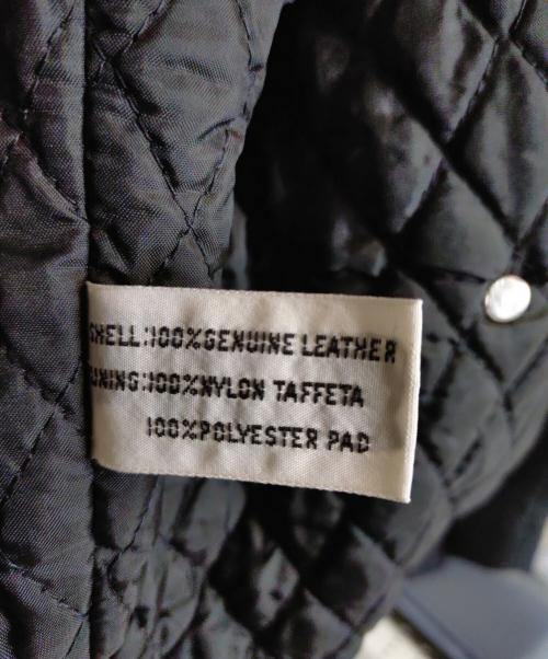 Veruducci（ヴァドゥーチ）Veruducci (ヴァドゥーチ) レザーハラコフリンジジャケット ブラック×ホワイト サイズ:46の古着・服飾アイテム