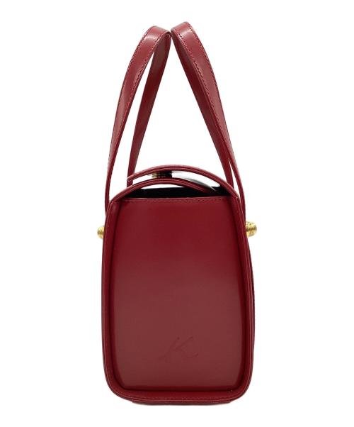 KITAMURA（キタムラ）KITAMURA (キタムラ) ハンドバッグ レッドの古着・服飾アイテム