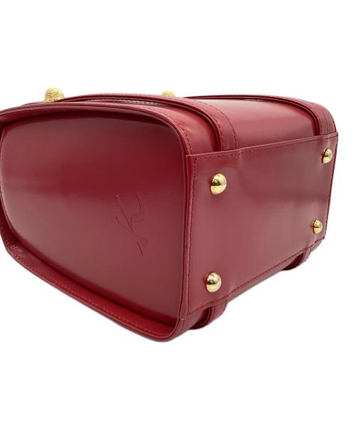 KITAMURA（キタムラ）KITAMURA (キタムラ) ハンドバッグ レッドの古着・服飾アイテム