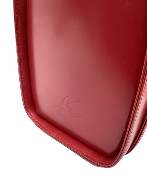 KITAMURA（キタムラ）KITAMURA (キタムラ) ハンドバッグ レッドの古着・服飾アイテム