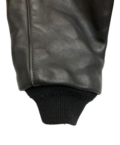 VANSON（バンソン）VANSON (バンソン) TJ TEAM jacket ブラック×イエロー サイズ:Lの古着・服飾アイテム