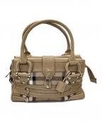 BURBERRY PRORSUMバーバリープローサム）の古着「ボストンバッグ」｜ベージュ