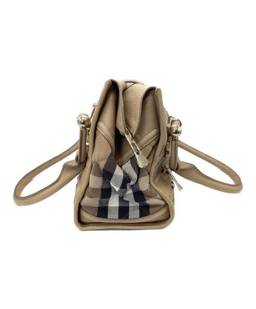BURBERRY PRORSUM（バーバリープローサム）BURBERRY PRORSUM (バーバリープローサム) ボストンバッグ ベージュの古着・服飾アイテム