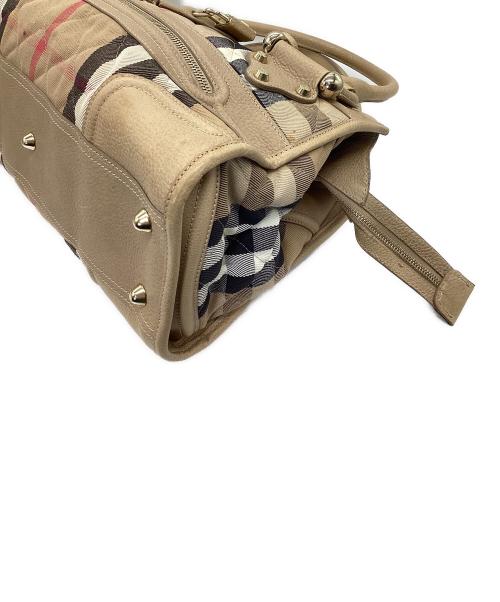 BURBERRY PRORSUM（バーバリープローサム）BURBERRY PRORSUM (バーバリープローサム) ボストンバッグ ベージュの古着・服飾アイテム