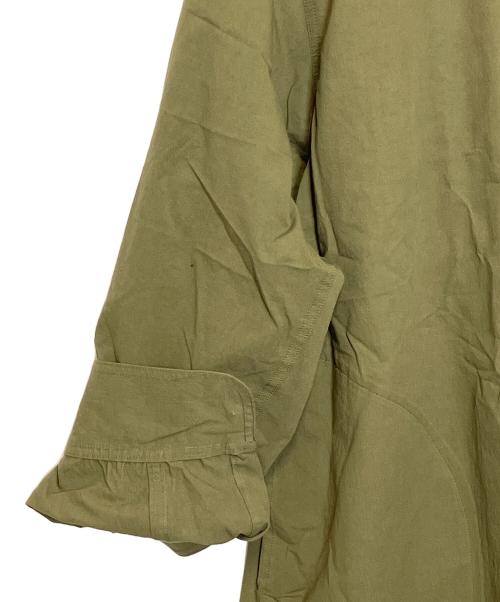 NIGEL CABOURN（ナイジェルケーボン）NIGEL CABOURN (ナイジェルケーボン) DESERT LONG SHIRT TWILL カーキ サイズ:XL 未使用品の古着・服飾アイテム