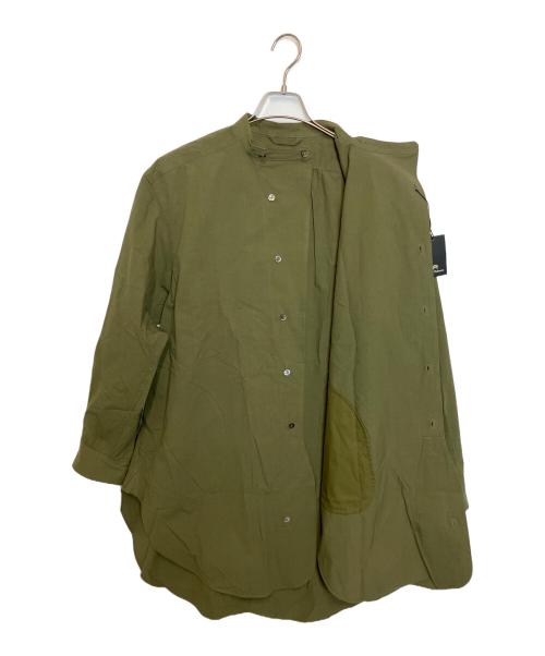 NIGEL CABOURN（ナイジェルケーボン）NIGEL CABOURN (ナイジェルケーボン) DESERT LONG SHIRT TWILL カーキ サイズ:XL 未使用品の古着・服飾アイテム