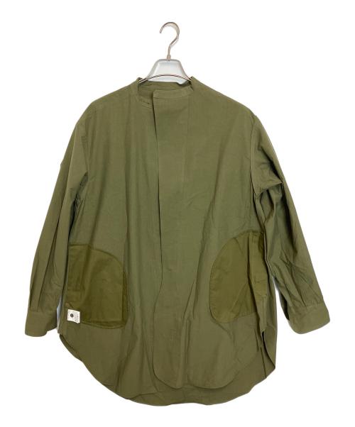 NIGEL CABOURN（ナイジェルケーボン）NIGEL CABOURN (ナイジェルケーボン) DESERT LONG SHIRT TWILL カーキ サイズ:XL 未使用品の古着・服飾アイテム