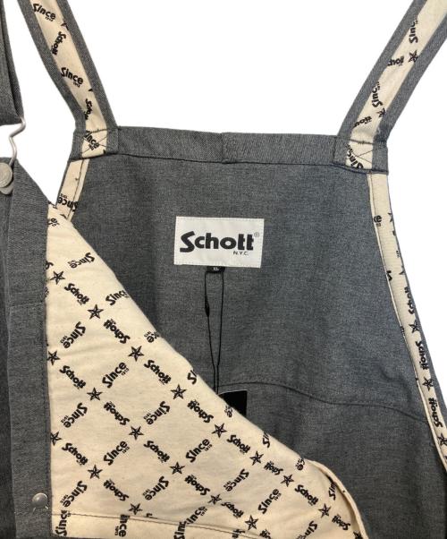 Schott（ショット）Schott (ショット) TC OVERALL PANTS グレー サイズ:XL 未使用品の古着・服飾アイテム