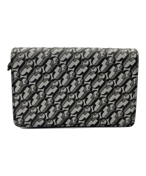 JIMMY CHOO（ジミーチュウ）JIMMY CHOO (ジミーチュウ) チェーンショルダーバッグ シルバー×ブラックの古着・服飾アイテム