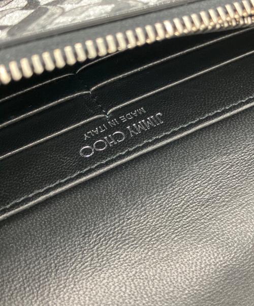 JIMMY CHOO（ジミーチュウ）JIMMY CHOO (ジミーチュウ) チェーンショルダーバッグ シルバー×ブラックの古着・服飾アイテム