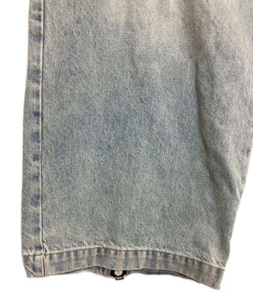 RYE CHASIN（ライチェイシン）RYE CHASIN (ライチェイシン) WASHED BLUE RACING BAGGY JEANS スカイブルー サイズ:Mの古着・服飾アイテム