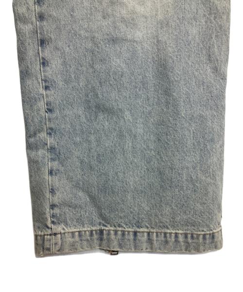 RYE CHASIN（ライチェイシン）RYE CHASIN (ライチェイシン) WASHED BLUE RACING BAGGY JEANS スカイブルー サイズ:Mの古着・服飾アイテム