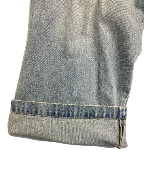 RYE CHASIN（ライチェイシン）RYE CHASIN (ライチェイシン) WASHED BLUE RACING BAGGY JEANS スカイブルー サイズ:Mの古着・服飾アイテム