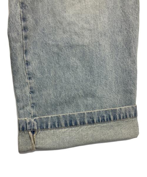 RYE CHASIN（ライチェイシン）RYE CHASIN (ライチェイシン) WASHED BLUE RACING BAGGY JEANS スカイブルー サイズ:Mの古着・服飾アイテム