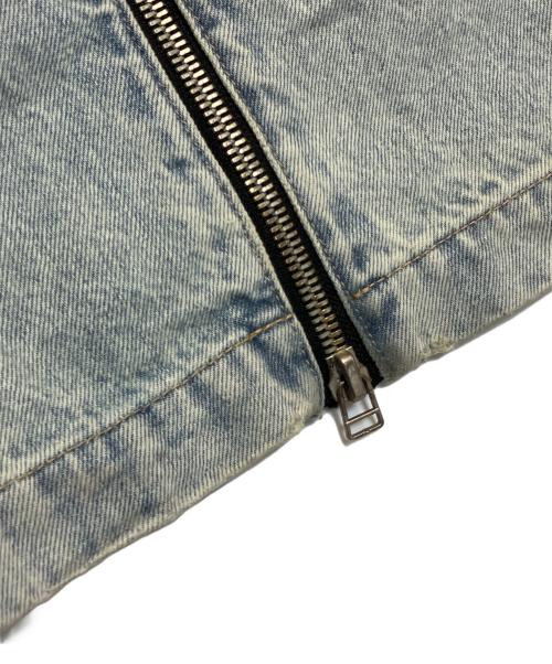 RYE CHASIN（ライチェイシン）RYE CHASIN (ライチェイシン) WASHED BLUE RACING BAGGY JEANS スカイブルー サイズ:Mの古着・服飾アイテム