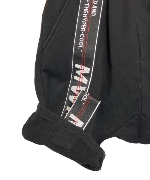 mod wave movement（モッド ウェイブ ムーブメント）mod wave movement (モッド ウェイブ ムーブメント) サイドラインスウェットハーフパンツ ブラック サイズ:Sの古着・服飾アイテム