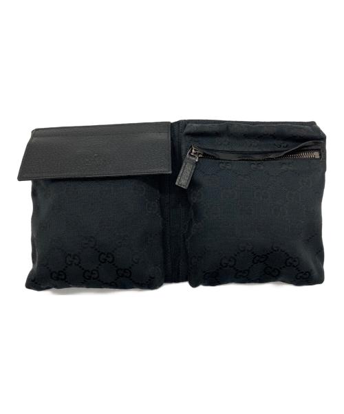 GUCCI（グッチ）GUCCI (グッチ) ウエストポーチ ブラックの古着・服飾アイテム