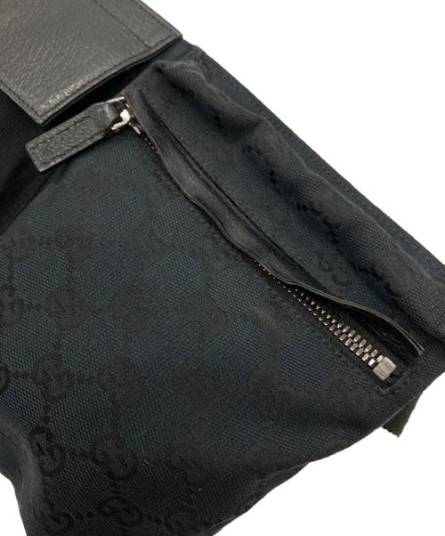 GUCCI（グッチ）GUCCI (グッチ) ウエストポーチ ブラックの古着・服飾アイテム