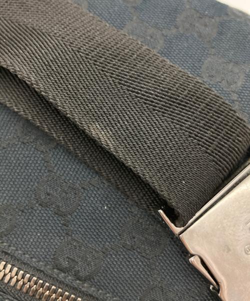 GUCCI（グッチ）GUCCI (グッチ) ウエストポーチ ブラックの古着・服飾アイテム