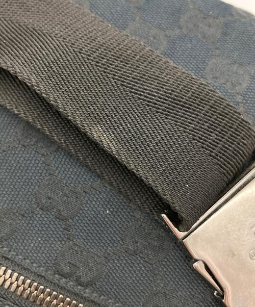 GUCCI（グッチ）GUCCI (グッチ) ウエストポーチ ブラックの古着・服飾アイテム