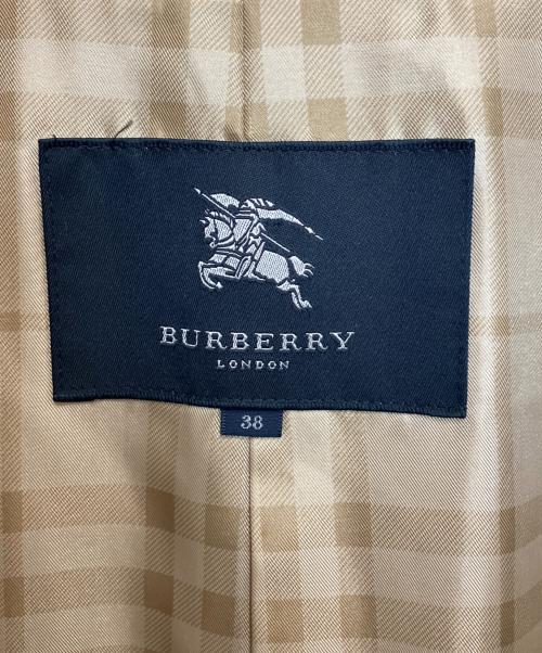 BURBERRY LONDON（バーバリーロンドン）BURBERRY LONDON (バーバリーロンドン) ウールコート ベージュ サイズ:M（38）の古着・服飾アイテム