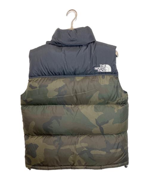 THE NORTH FACE（ザ ノース フェイス）THE NORTH FACE (ザ ノース フェイス) NOVELTY NUPTSE VEST カーキ×ブラック サイズ:Lの古着・服飾アイテム