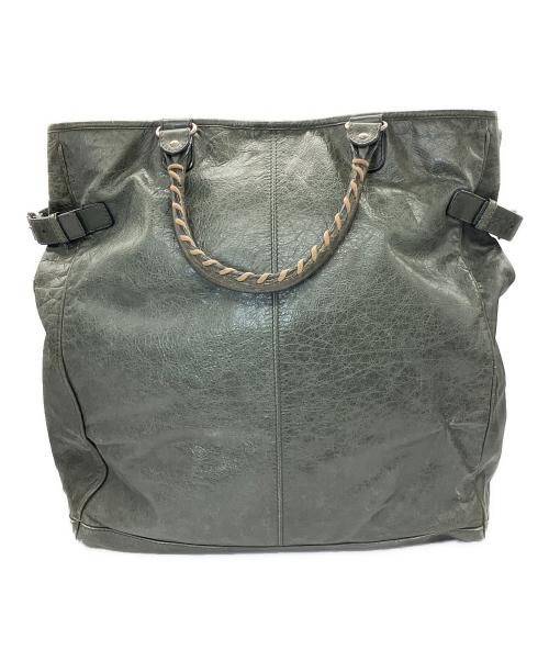 BALENCIAGA（バレンシアガ）BALENCIAGA (バレンシアガ) Classic Bridge Way Shoulder Bag カーキの古着・服飾アイテム