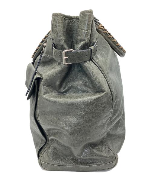 BALENCIAGA（バレンシアガ）BALENCIAGA (バレンシアガ) Classic Bridge Way Shoulder Bag カーキの古着・服飾アイテム