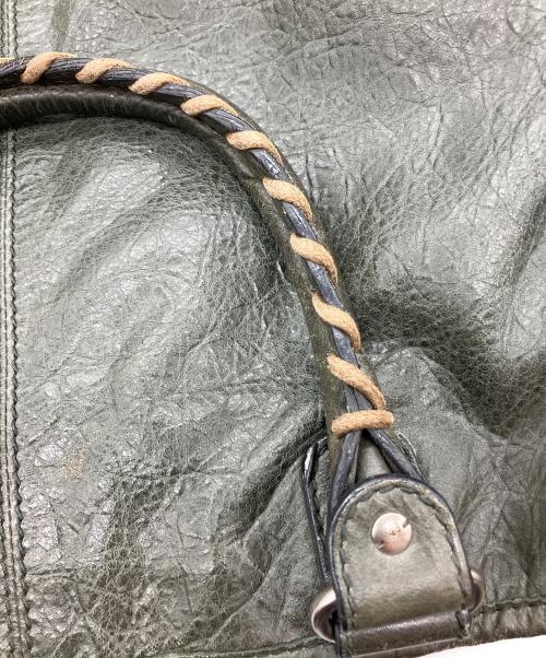 BALENCIAGA（バレンシアガ）BALENCIAGA (バレンシアガ) Classic Bridge Way Shoulder Bag カーキの古着・服飾アイテム