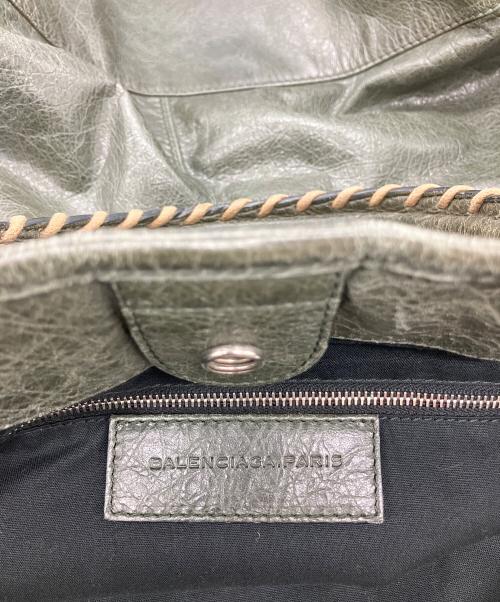 BALENCIAGA（バレンシアガ）BALENCIAGA (バレンシアガ) Classic Bridge Way Shoulder Bag カーキの古着・服飾アイテム