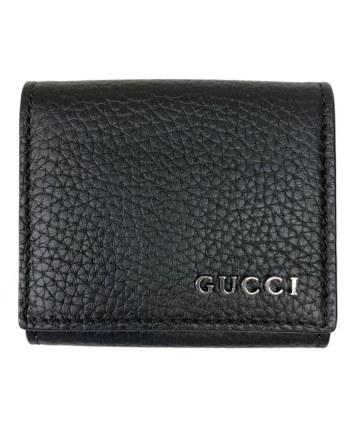 GUCCI（グッチ）GUCCI (グッチ) ロゴコインケース ブラックの古着・服飾アイテム
