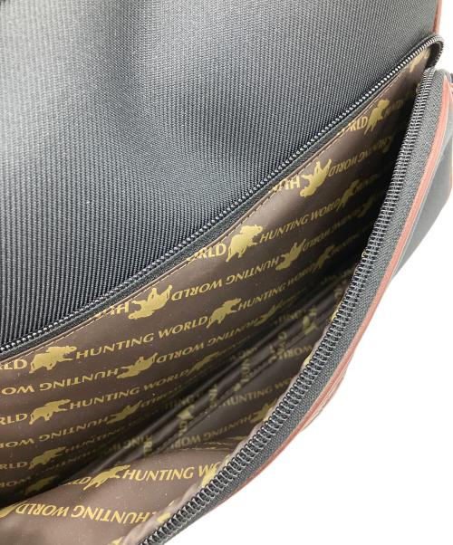 HUNTING WORLD（ハンティングワールド）HUNTING WORLD (ハンティングワールド) ショルダーバッグ ブラックの古着・服飾アイテム