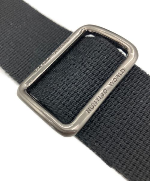 HUNTING WORLD（ハンティングワールド）HUNTING WORLD (ハンティングワールド) ショルダーバッグ ブラックの古着・服飾アイテム