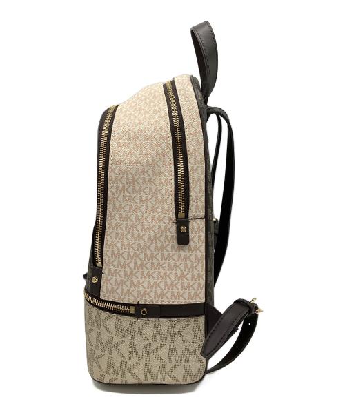 MICHAEL KORS（マイケル・コース）MICHAEL KORS (マイケル・コース) リュック ベージュ×ブラウンの古着・服飾アイテム