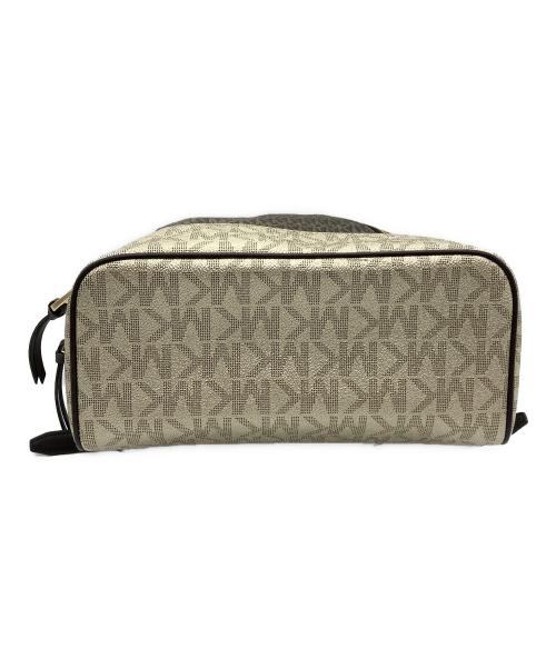 MICHAEL KORS（マイケル・コース）MICHAEL KORS (マイケル・コース) リュック ベージュ×ブラウンの古着・服飾アイテム