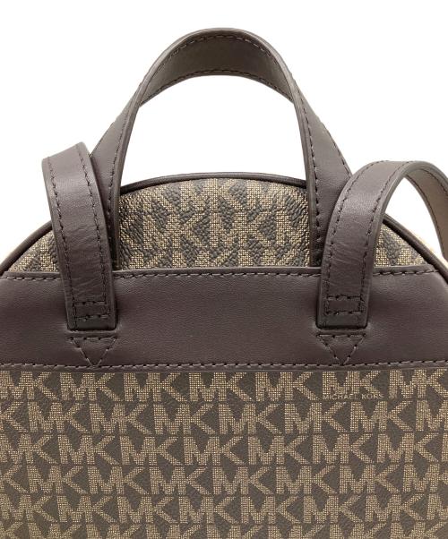 MICHAEL KORS（マイケル・コース）MICHAEL KORS (マイケル・コース) リュック ベージュ×ブラウンの古着・服飾アイテム