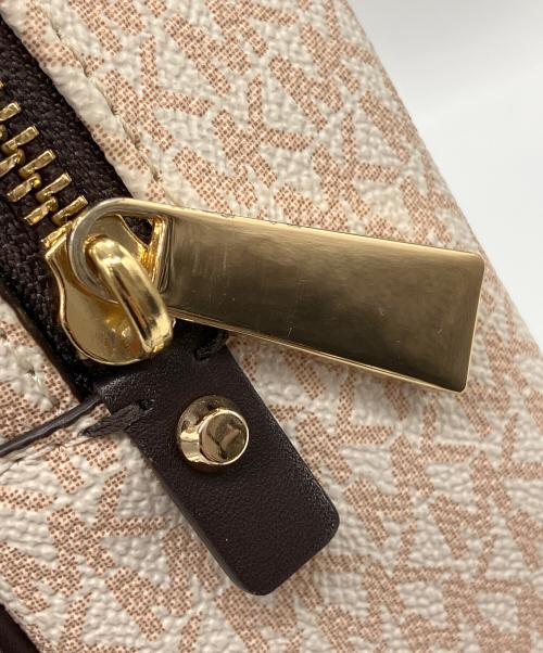 MICHAEL KORS（マイケル・コース）MICHAEL KORS (マイケル・コース) リュック ベージュ×ブラウンの古着・服飾アイテム