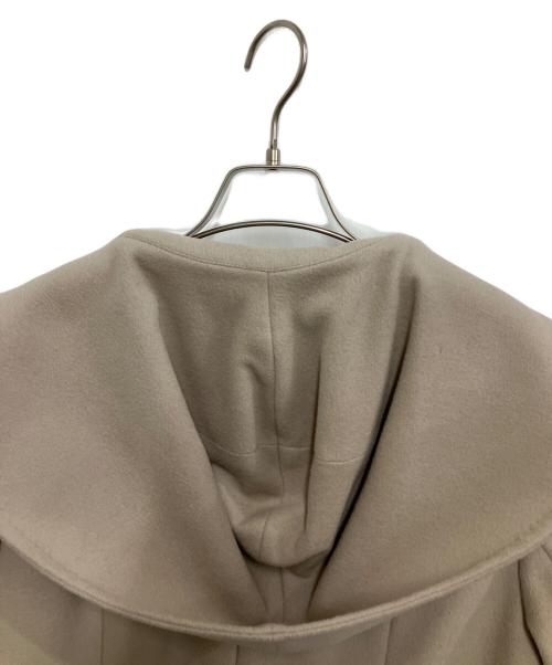 23区（ニジュウサンク）23区 (ニジュウサンク) フーデッドコート ベージュ サイズ:L(44)の古着・服飾アイテム