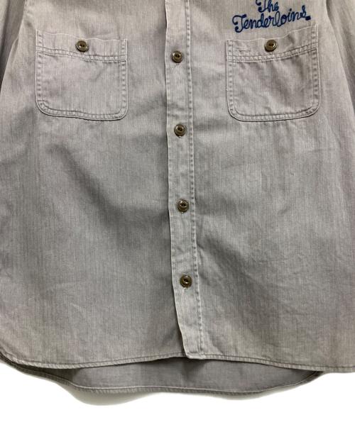 TENDERLOIN（テンダーロイン）TENDERLOIN (テンダーロイン) 長袖シャツ グレー サイズ:Sの古着・服飾アイテム