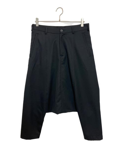 BLACK COMME des GARCONS（ブラックコムデギャルソン）BLACK COMME des GARCONS (ブラックコムデギャルソン) サルエルパンツ ブラック サイズ:Sの古着・服飾アイテム