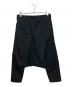 BLACK COMME des GARCONS (ブラックコムデギャルソン) サルエルパンツ ブラック サイズ:S：15000円