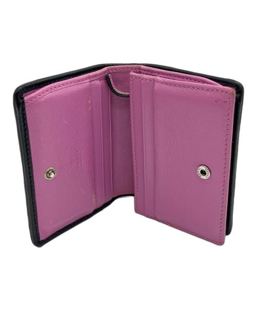 GUCCI（グッチ）GUCCI (グッチ) コンパクトウォレット グリーン×ピンク×イエローの古着・服飾アイテム