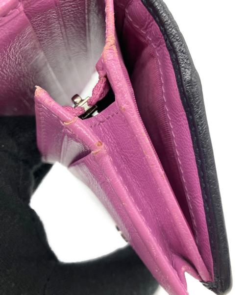 GUCCI（グッチ）GUCCI (グッチ) コンパクトウォレット グリーン×ピンク×イエローの古着・服飾アイテム