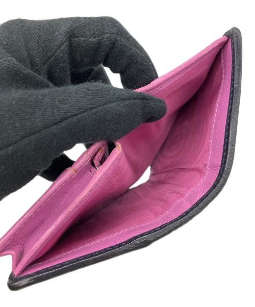 GUCCI（グッチ）GUCCI (グッチ) コンパクトウォレット グリーン×ピンク×イエローの古着・服飾アイテム